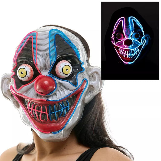 Afbeelding van Masker Clown Led kbw