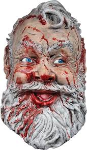 Afbeelding van Masker Evil Santa kerstman