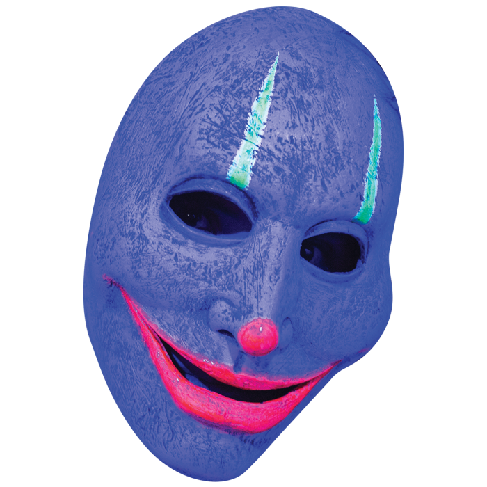 Afbeelding van Masker Murder Clown Neon Smile