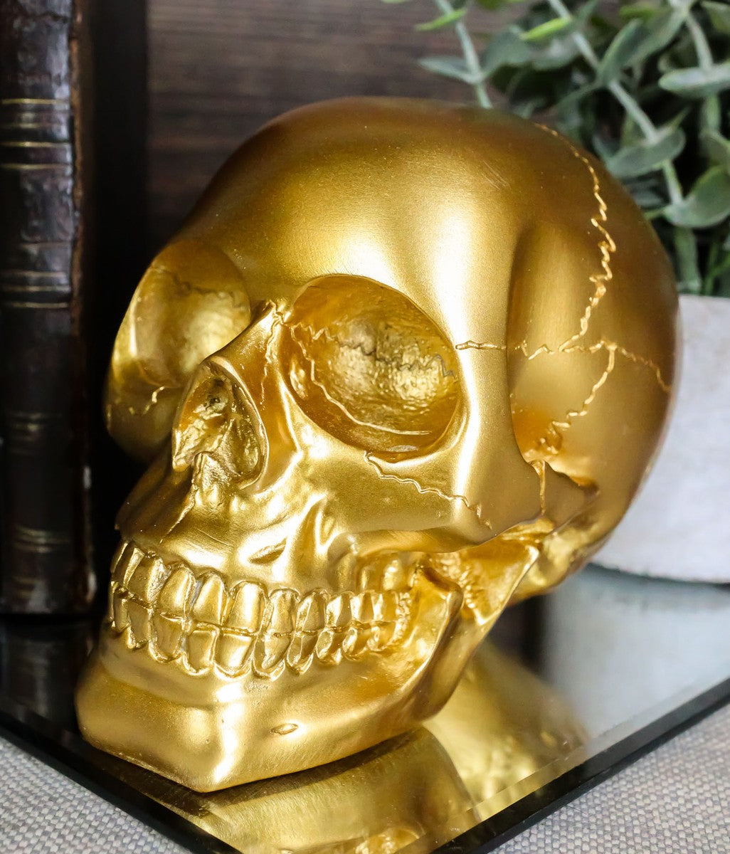 Afbeelding van Metallic skull groot