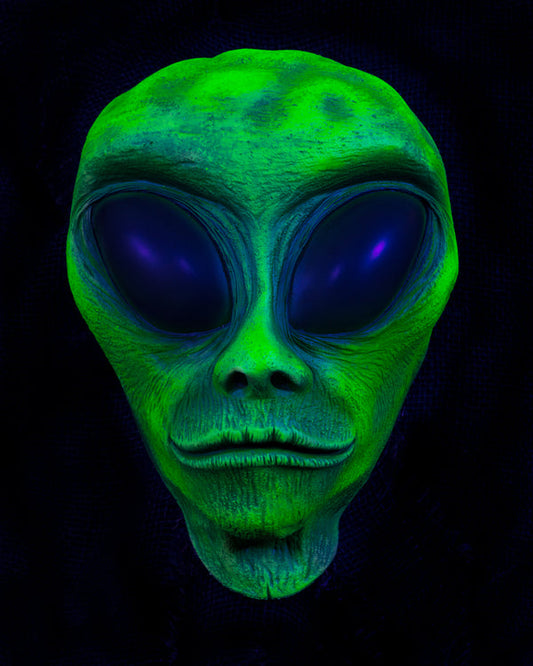 Afbeelding van UV Alien decoration Green Glow