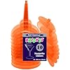 Afbeelding van Neon orange margarita glasses