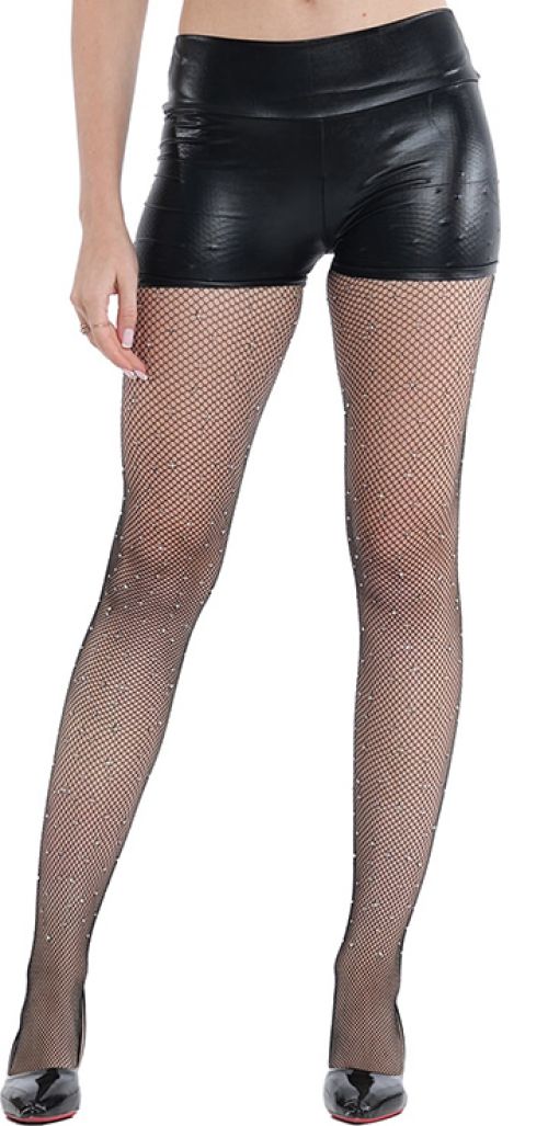 Afbeelding van Net Panty met Diamantjes