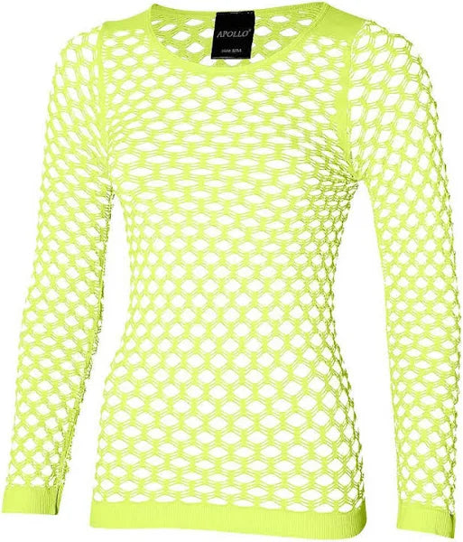 Afbeelding van Net shirt Geel L XL