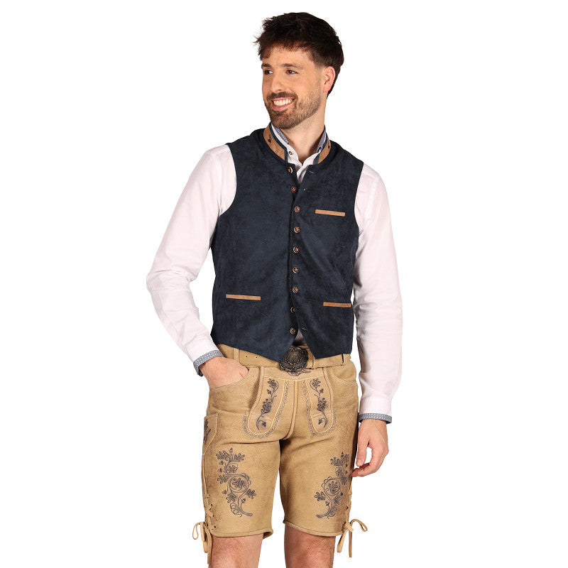 Afbeelding van Oktoberfest Gilet blauw "54"