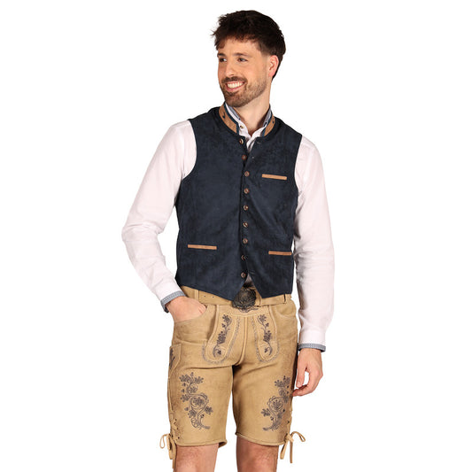 Afbeelding van Oktoberfest Gilet blauw "54"