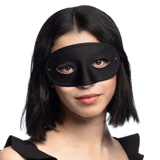 Oogmasker basic zwart