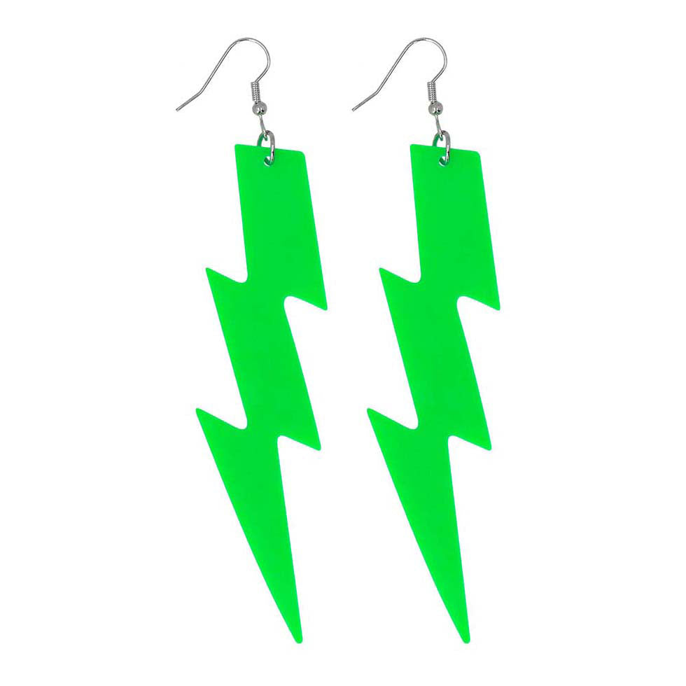 Afbeelding van Oorbellen Flash neon groen