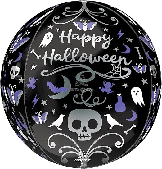 Afbeelding van Orbz Happy Halloween met helium