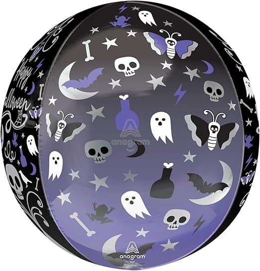 Afbeelding van Orbz Happy Halloween met helium