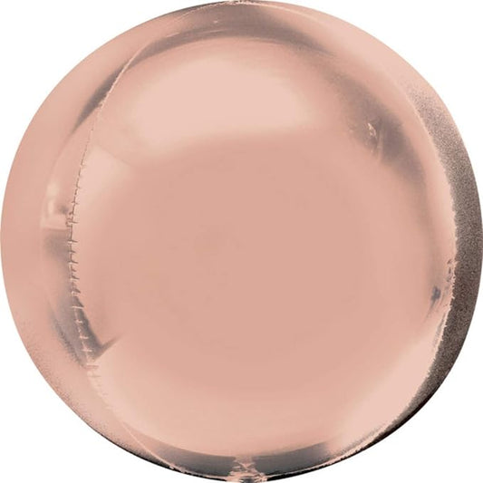 Afbeelding van Orbz Rosegoud met helium
