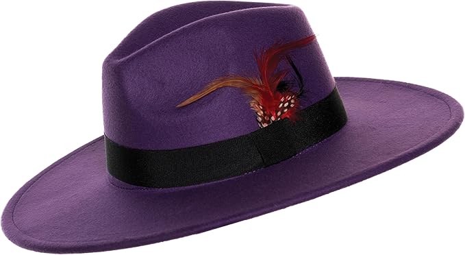 Afbeelding van Pimp hoed paars DLX