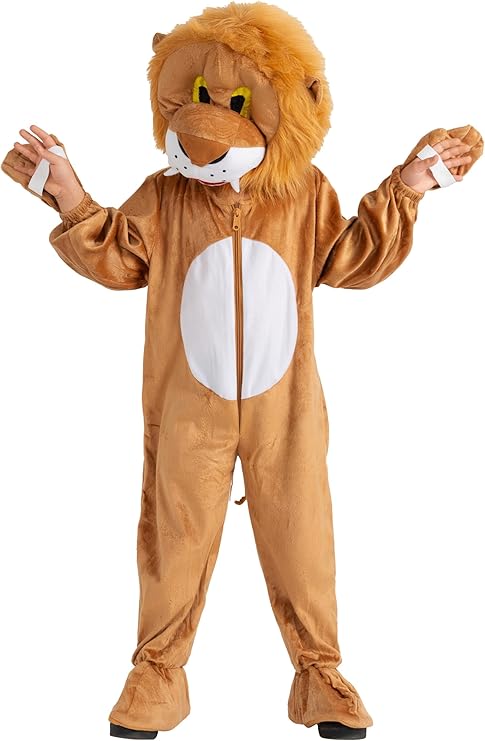 Afbeelding van Plush Lion Costume Adult
