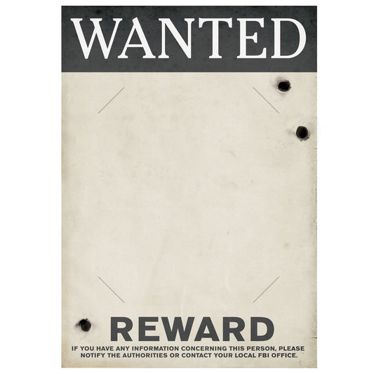 Afbeelding van Poster "Wanted"