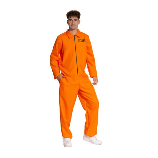 Afbeelding van Prisoner jumpsuit oranje XL