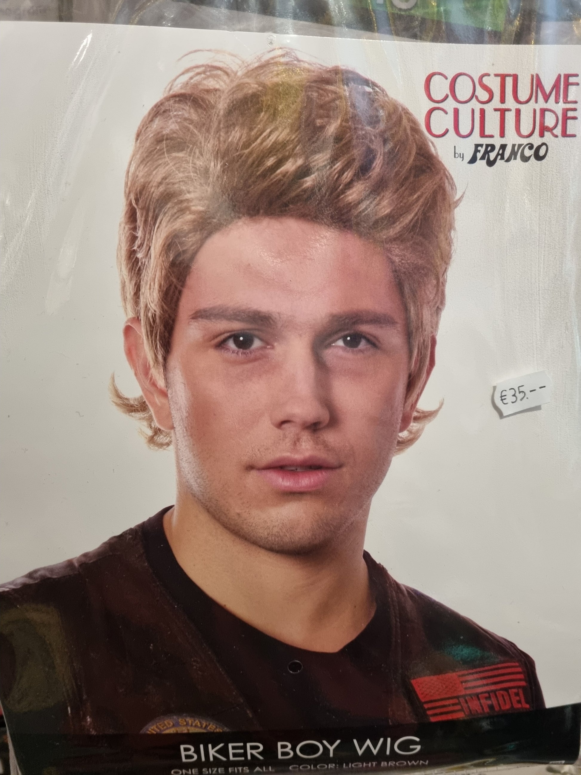 Afbeelding van Pruik Biker Boy
