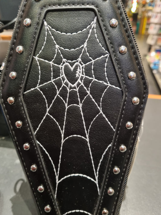 Afbeelding van Purse Handtas Coffin Spider -studs