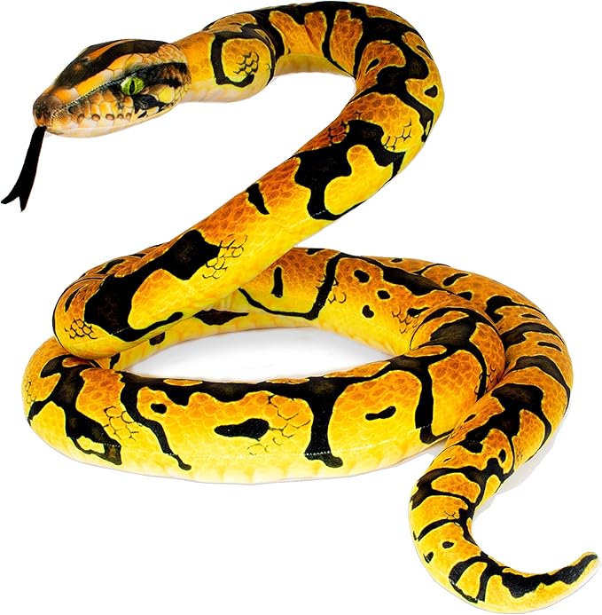 Afbeelding van Python Geel-Zwart 200cm