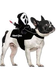 Afbeelding van Honden kostuum Rider Ghostface sm