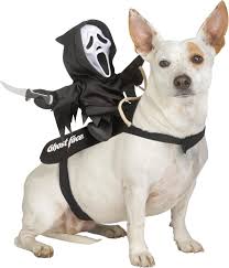 Afbeelding van Honden kostuum Rider Ghostface sm