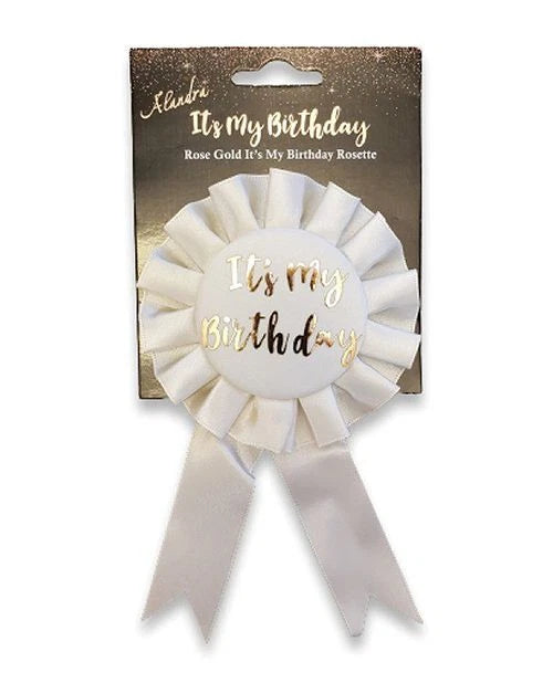 Afbeelding van Rozet It's My Birthday rosegold
