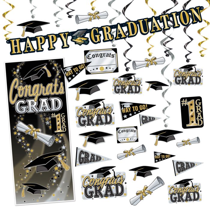 Afbeelding van Graduation party kit 34 dlg
