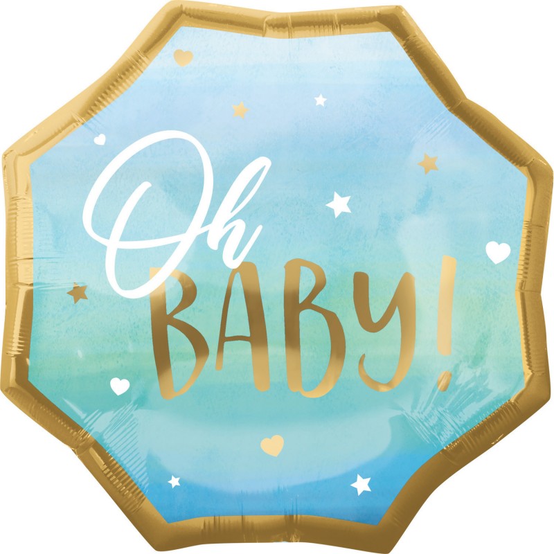 Afbeelding van S Shape xl Baby Boy met helium