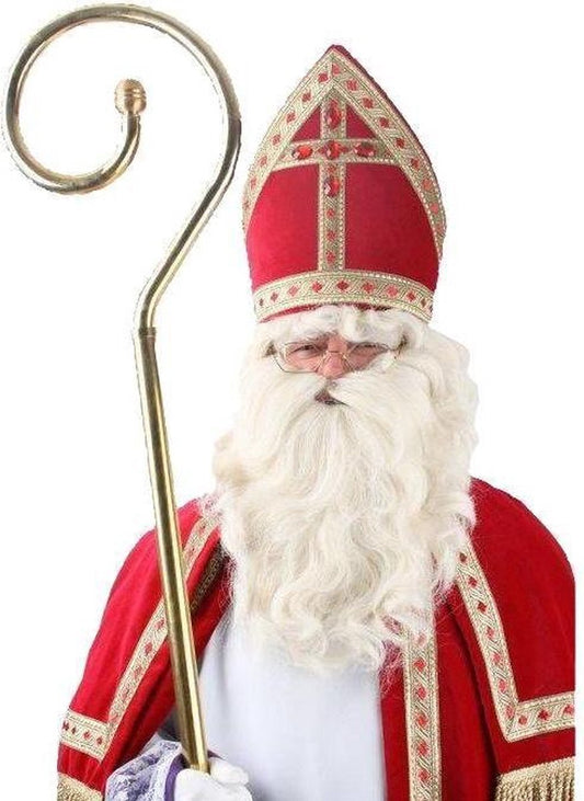 Afbeelding van Sint pruik+baard