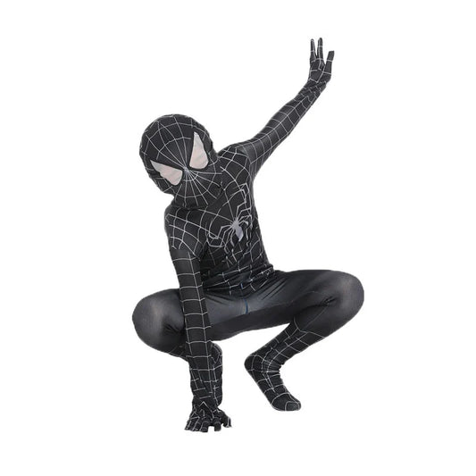 Afbeelding van Spiderman zwart 10-12