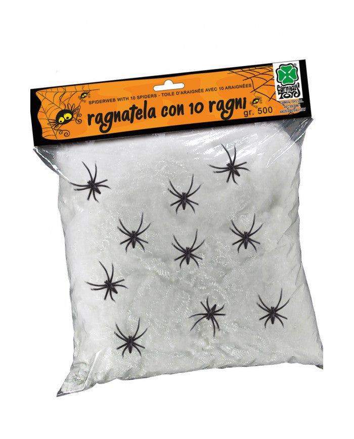 Afbeelding van Spinnenweb met 10 spinnen 500 gram