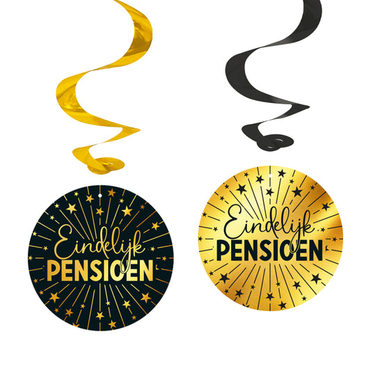Afbeelding van Swirls Eindelijk Pensioen 4stk.