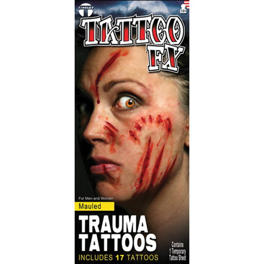 Afbeelding van Tattoo fx trauma mauled