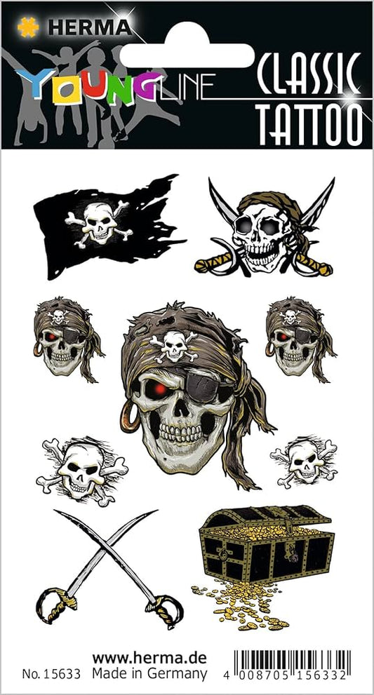 Afbeelding van Tattoo piraat