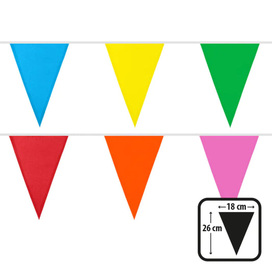 Afbeelding van Vlaggenlijn Multicolor Polyester 6 meter