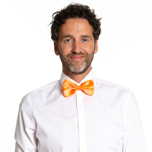 Vlinderstrik oranje pc