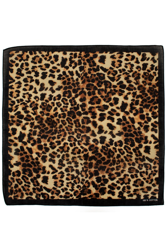 Zakdoek panter print