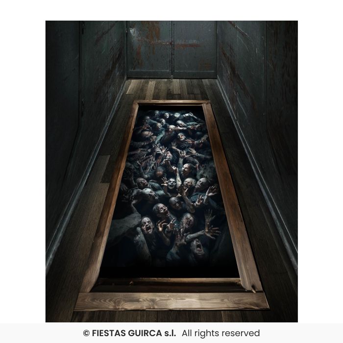 Afbeelding van Zombie vloersticker