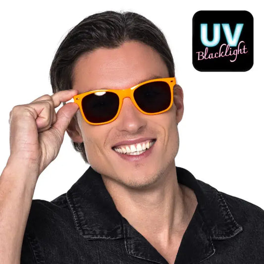 Afbeelding van Zonnebril neon oranje