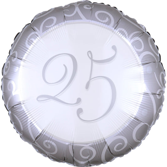 Afbeelding van Folie zilver 25 met helium