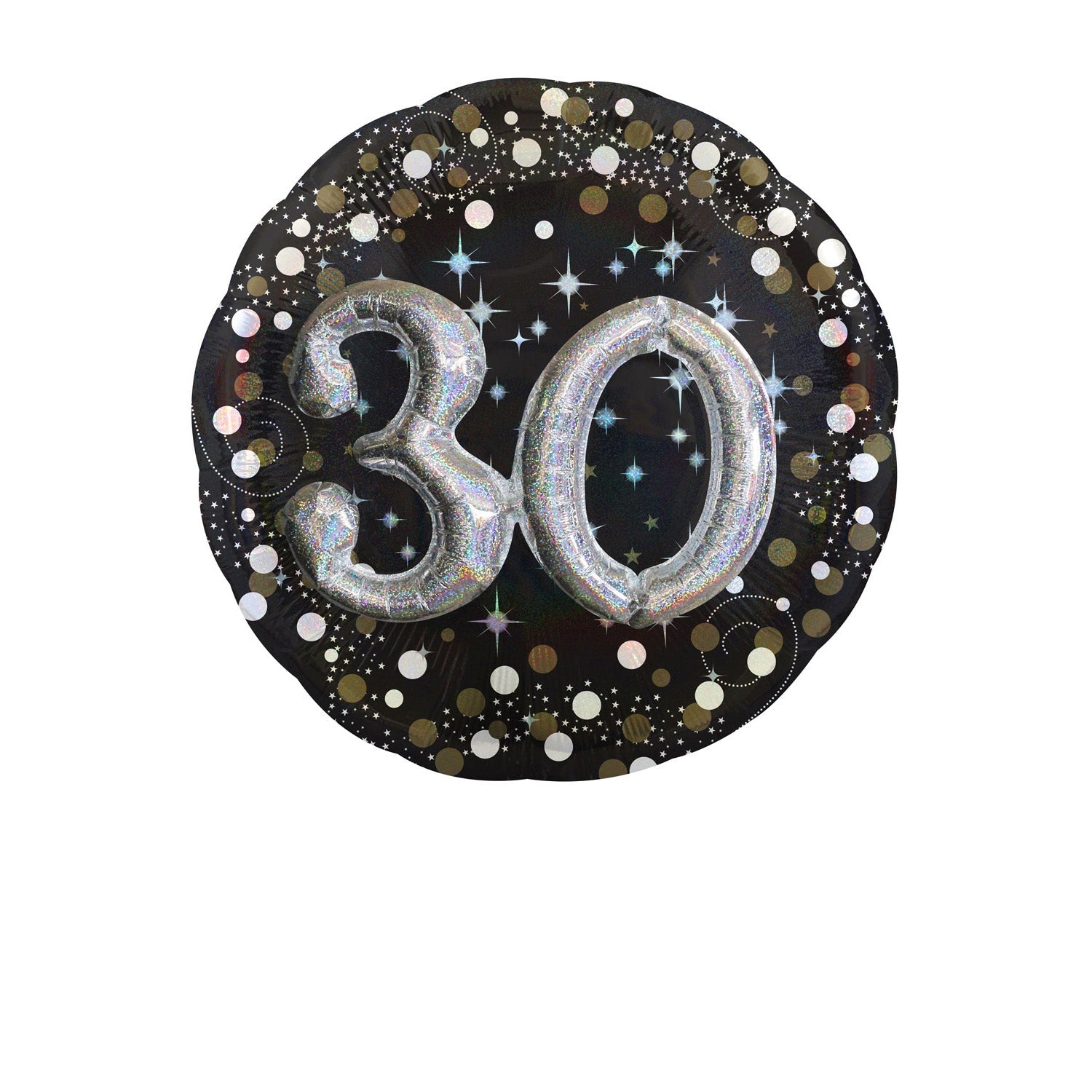 Afbeelding van Multi Sparkling 30 balloon met helium