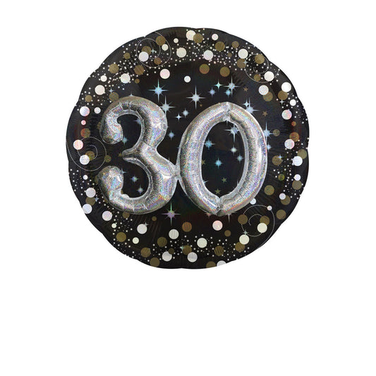 Afbeelding van Multi Sparkling 30 balloon met helium