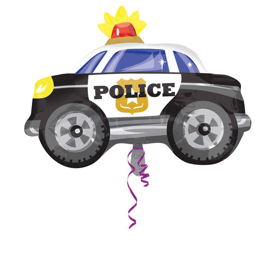 Afbeelding van Shape 60 m politie auto met helium
