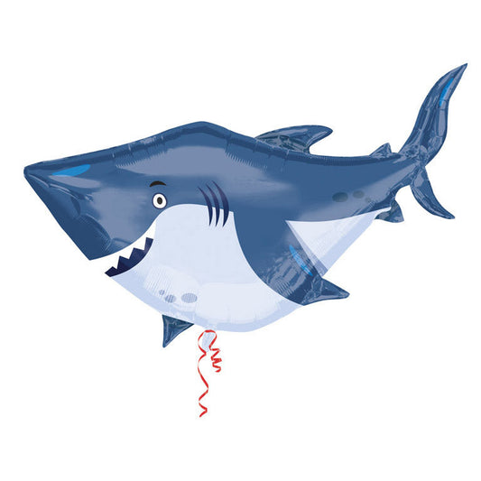 Afbeelding van S-Shape Haai ocean buddies met helium