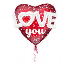 Afbeelding van Multi-Balloon Love You met helium