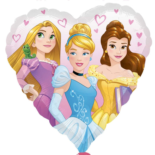 Afbeelding van Folie Hart Princess met helium