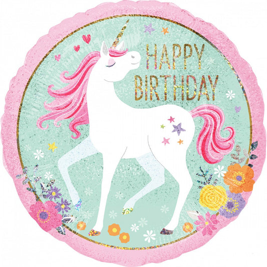 Afbeelding van Folie H.B unicorn met helium