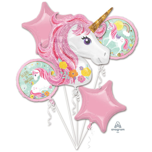 Afbeelding van Bouquet Unicorn met helium