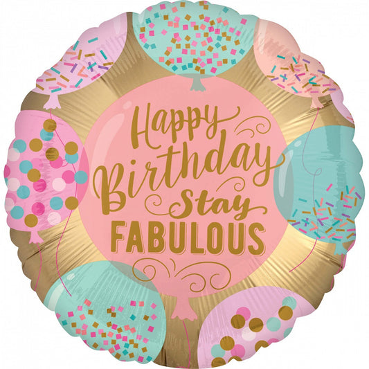 Afbeelding van Folie H.B stay Fabulous met helium
