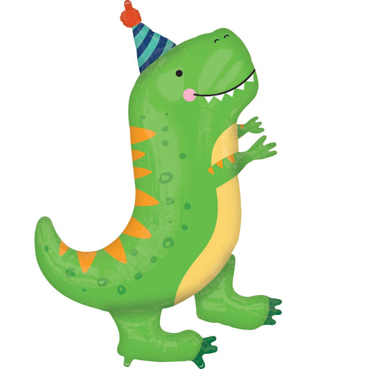 Afbeelding van S-Shape Dino Party met helium