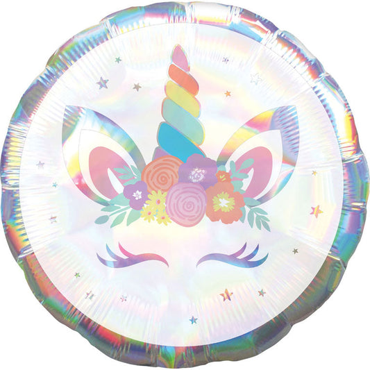 Afbeelding van Folie Holo Unicorn met helium